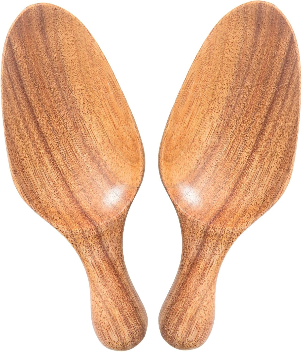 Big Coffee Scoop Shovel, Large Ground Coffee Scoop, Wooden Bean Salt Spoons, Wood Serving Spoons for Beans Powder Sugar from Big Jars Canisters, Multifunctional Kitchen Scoop
