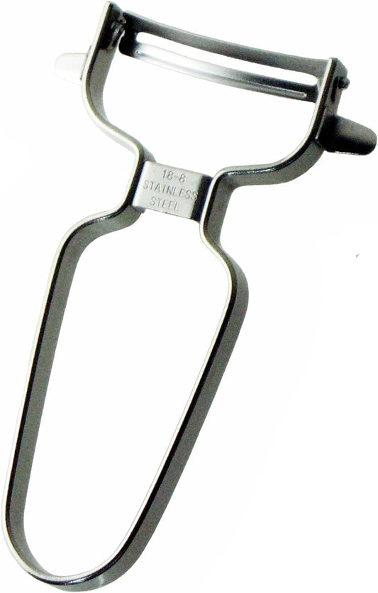 Tsubamesanjo Peeler, Fits Vegetable Rounds, Curved Peeler, 18-8 Stainless Steel, Dishwasher Safe, Made in Japan
