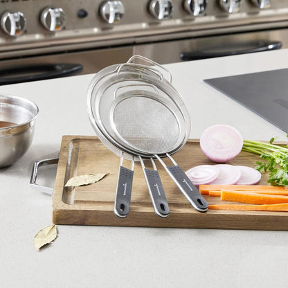 Round Stainless Steel Extra Fine Mesh Strainer