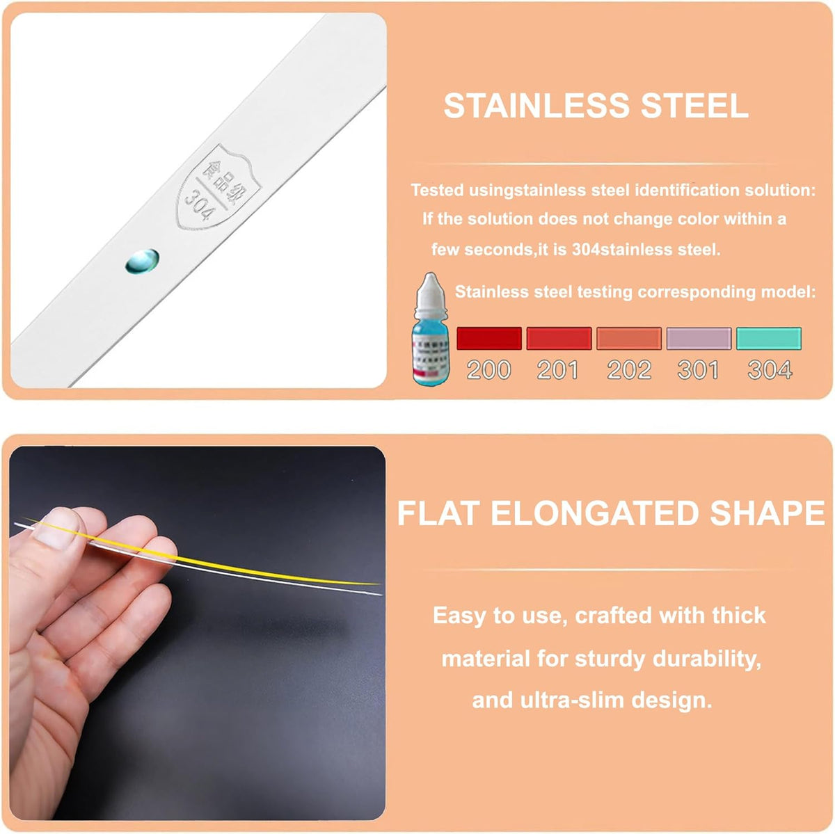 2PCS Stainless Steel Wonton Maker, Dumpling Press for Home Cooks | Empanada Maker Press, Steamed Buns Making Tools, Suitable for Stuffing, Dumplings, Stuffing Burritos, Ravioli, Gyoza