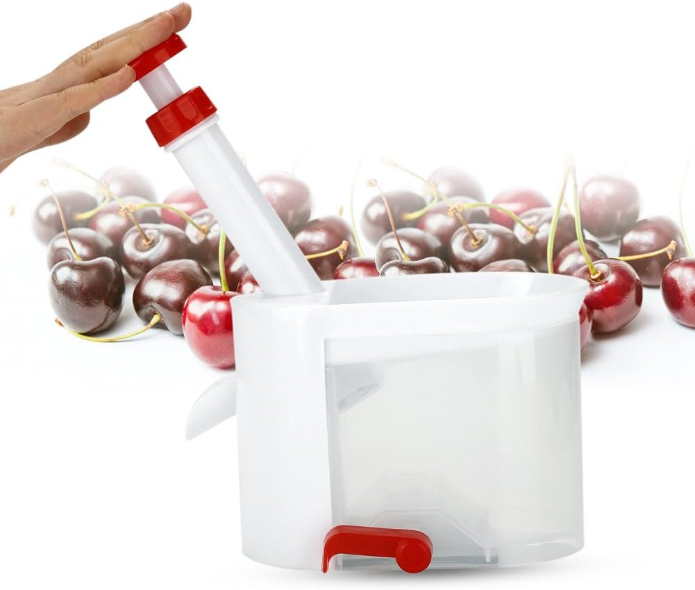 Cherry Pitter Olive Pitter Tool, Fruit Pit Remover for Cherry Jam with Lock Design for Make Fresher Cherry Dishes, Gavigaina19d47xzwt