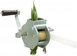 Deluxe Bean Frencher With Clamp French/Green/Slicer/Cutter Heavy Duty, Manual, Aluminum, Silver