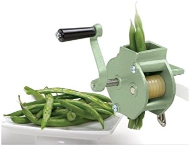 Deluxe Bean Frencher With Clamp French/Green/Slicer/Cutter Heavy Duty, Manual, Aluminum, Silver