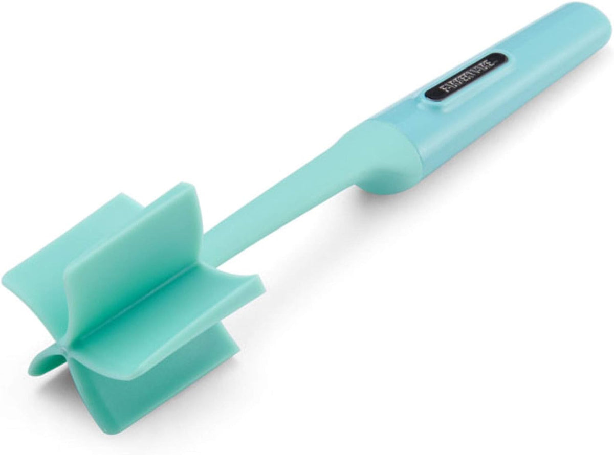 Meat Masher and Chopper Tool with 5 Beveled Blades - Ground Beef Chopper, Potato Masher, Batter Stirrer - Heat Resistant to 450 F, Dishwasher Safe