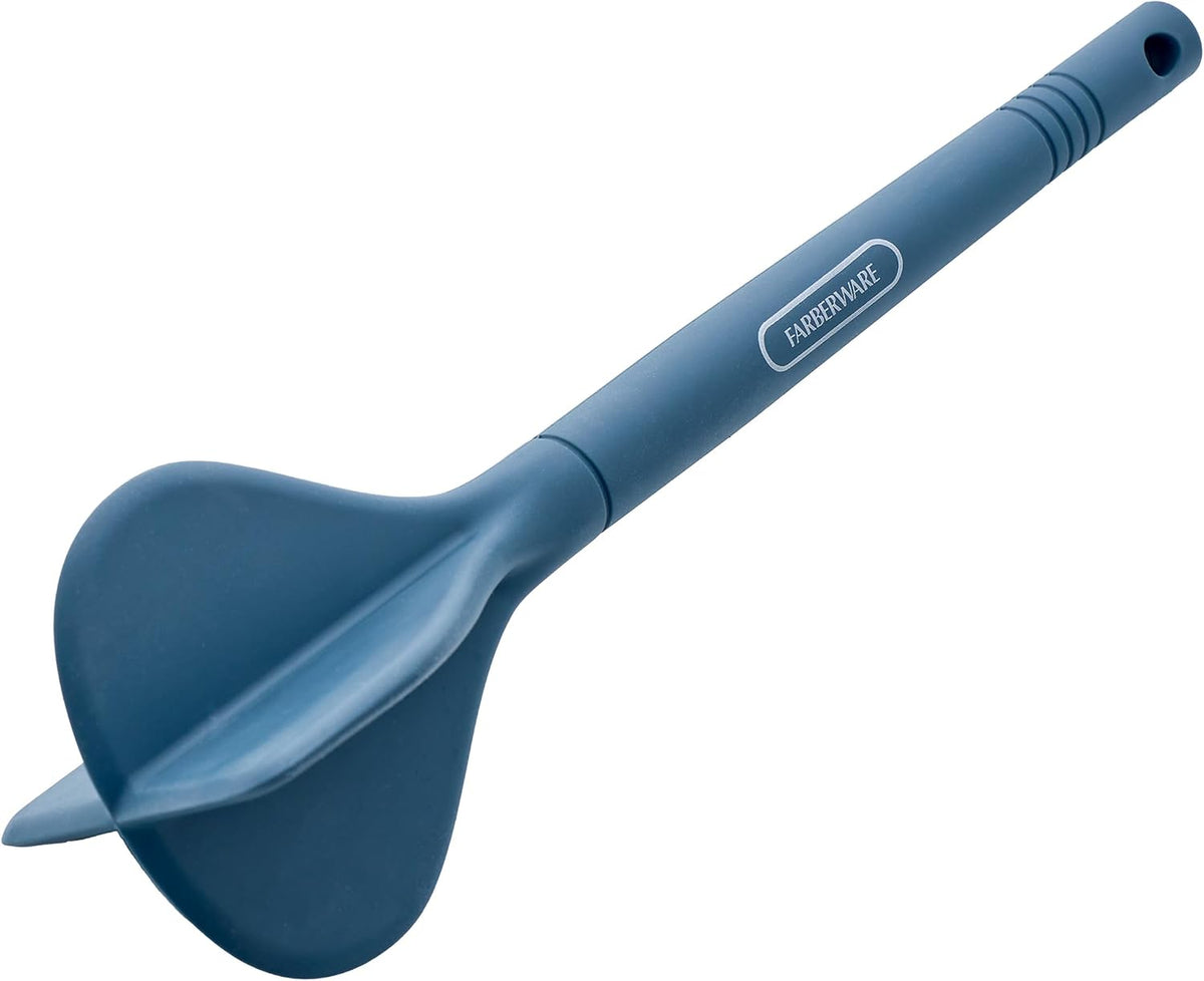 Meat Masher and Chopper Tool with 5 Beveled Blades - Ground Beef Chopper, Potato Masher, Batter Stirrer - Heat Resistant to 450 F, Dishwasher Safe