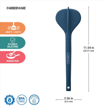 Meat Masher and Chopper Tool with 5 Beveled Blades - Ground Beef Chopper, Potato Masher, Batter Stirrer - Heat Resistant to 450 F, Dishwasher Safe