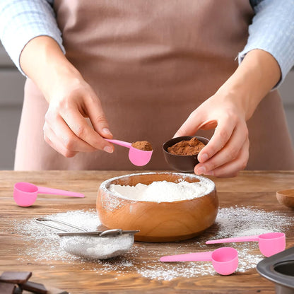 Plastic Tablespoons Measuring Spoons, Transparent, 80 Pack