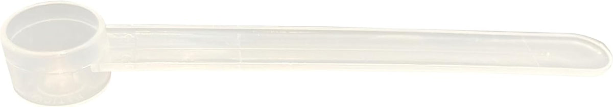 1/4 Teaspoon (1.25 mL) Long Handle Plastic Measuring Spoon for Coffee, Protein Powder, Pet Food, Spices, Grains, Dry Goods – Food-Grade BPA-Free (Pack of 1) - Colors B