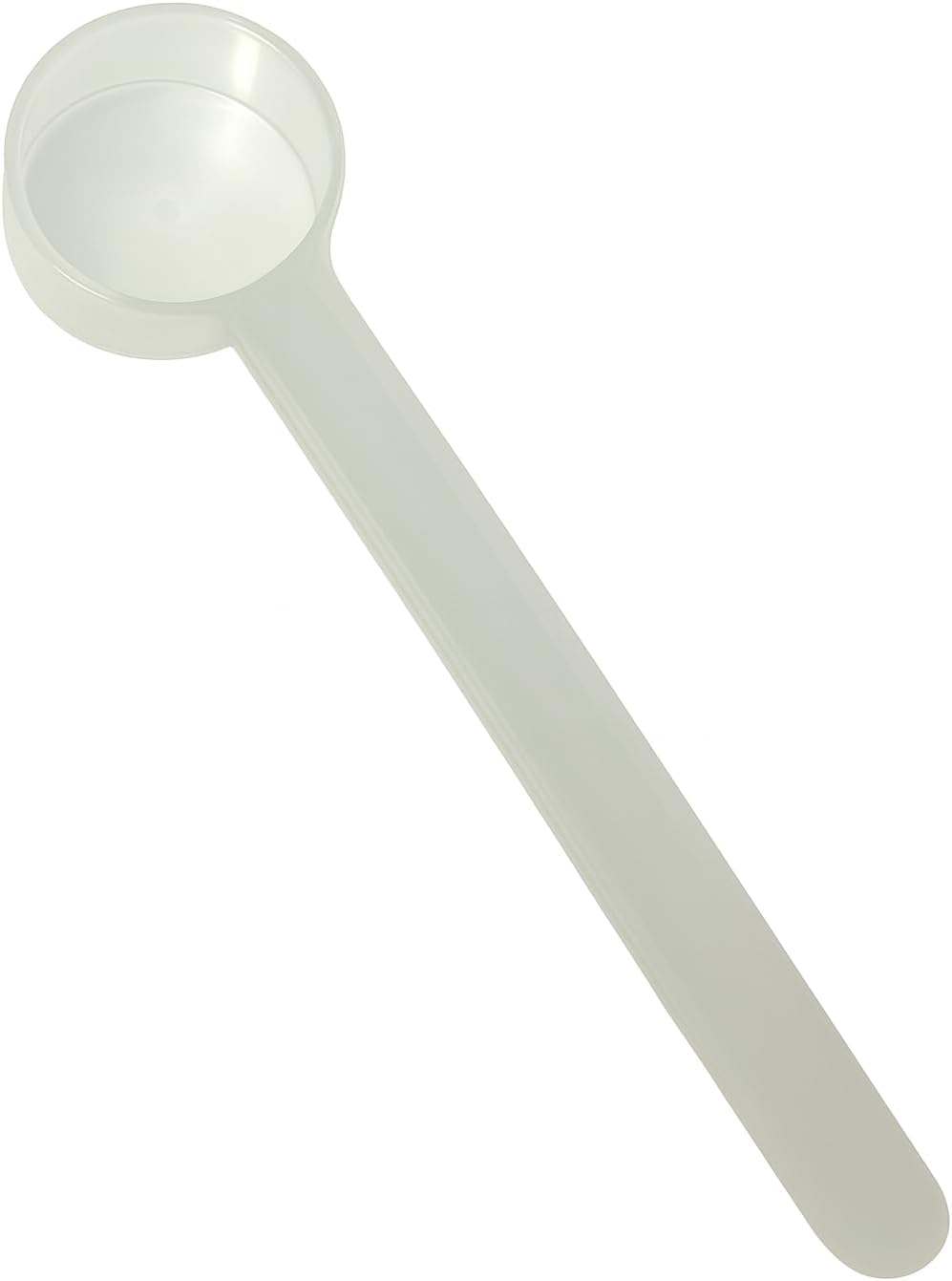 1/4 Teaspoon (1.25 mL) Long Handle Plastic Measuring Spoon for Coffee, Protein Powder, Pet Food, Spices, Grains, Dry Goods – Food-Grade BPA-Free (Pack of 1) - Colors B