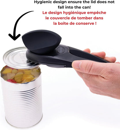 MightiCan Can Opener, Safe Smooth-Cut, Comfort Grip, Blue