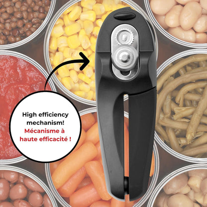 MightiCan Can Opener, Safe Smooth-Cut, Comfort Grip, Blue