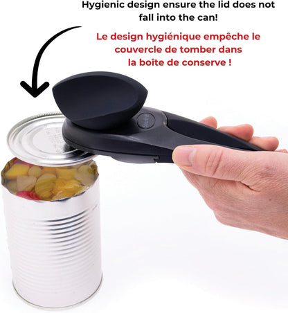 MightiCan Can Opener, Safe Smooth-Cut, Comfort Grip, Blue