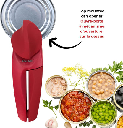 MightiCan Can Opener, Safe Smooth-Cut, Comfort Grip, Blue