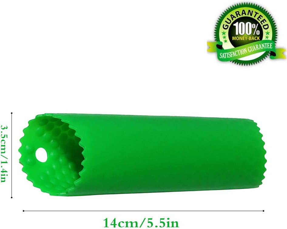Sinnsally Garlic Peeler Skin Remover Roller Keeper,Easy Quick to Peeled Garlic Cloves with Silicone Tube Roller Garlic Peeling Kitchen Tool(3 Colors)