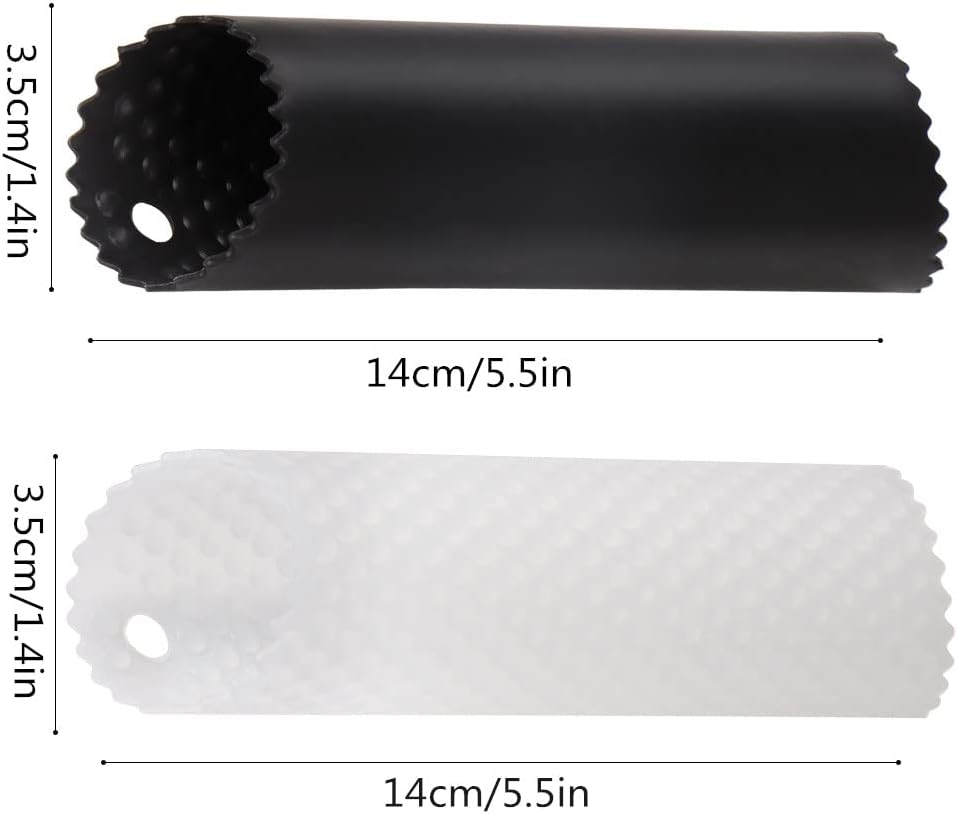 Sinnsally Garlic Peeler Skin Remover Roller Keeper,Easy Quick to Peeled Garlic Cloves with Silicone Tube Roller Garlic Peeling Kitchen Tool(3 Colors)