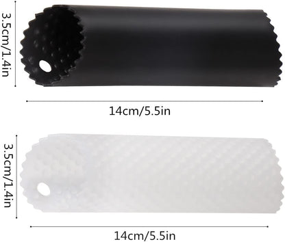 Sinnsally Garlic Peeler Skin Remover Roller Keeper,Easy Quick to Peeled Garlic Cloves with Silicone Tube Roller Garlic Peeling Kitchen Tool(3 Colors)