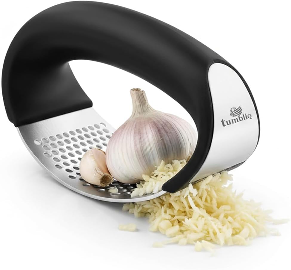 Discover the Best Garlic Press Rocker - Heavy Duty, Stainless Steel, Ergonomic, and Unique Designs for Efficient Home Use & Must-Have Kitchen Gadgets on Amazon