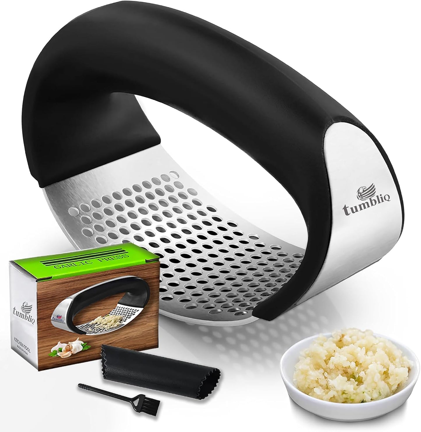 Discover the Best Garlic Press Rocker - Heavy Duty, Stainless Steel, Ergonomic, and Unique Designs for Efficient Home Use & Must-Have Kitchen Gadgets on Amazon