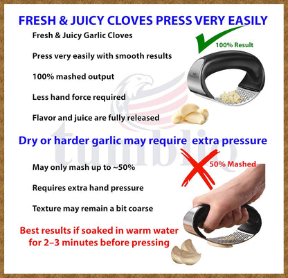 Discover the Best Garlic Press Rocker - Heavy Duty, Stainless Steel, Ergonomic, and Unique Designs for Efficient Home Use & Must-Have Kitchen Gadgets on Amazon