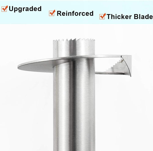 Pineapple Corer, [Upgraded, Reinforced, Thicker Blade] Newness Premium Pineapple Corer Remover