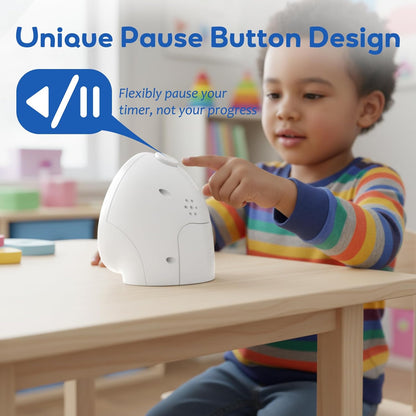 Visual Timer with Pause Button, Time Management Tool, Design for Home, Office and Gift, Rocket
