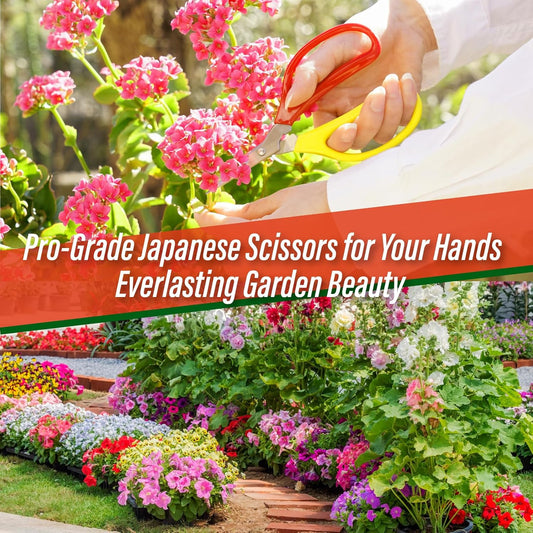 Trimming Scissors 6” - Professional Japanese Garden Plant Herb Buds Flower Shears Gardening Tools