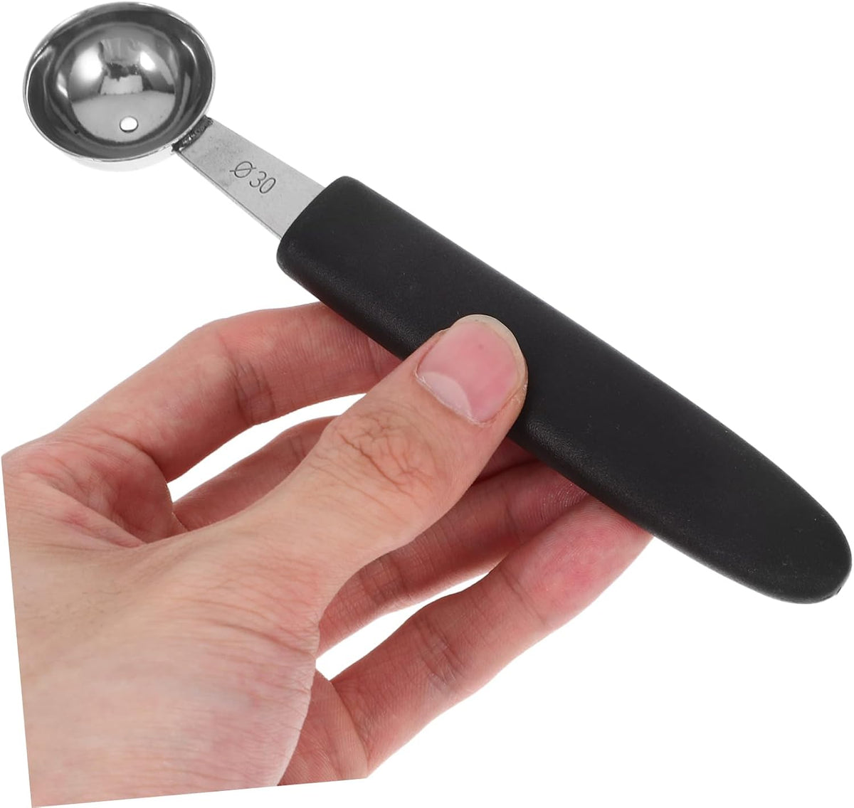 4-Piece Stainless Steel Melon Baller Set Ice Cream Scoops Heavy Duty Fruit Scooper for Home Kitchen Dining