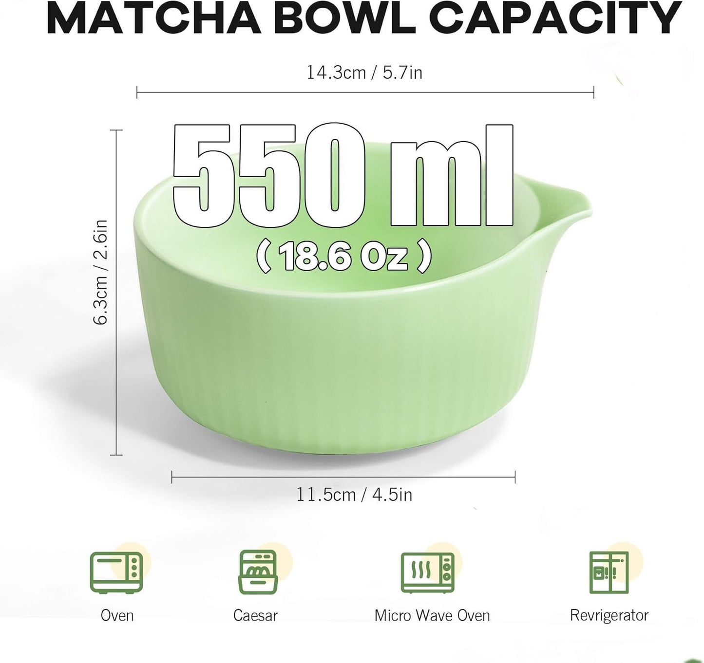 Pink Traditional Matcha Whisk Set, 5 Pcs Japanese Matcha Kit with Chawan Ceramic Bowl with Spout, Chasen Bamboo Whisk and Holder, Scoop, Sifter - Matcha Set Kit Gift for Ceremony Matcha Lattes Lover