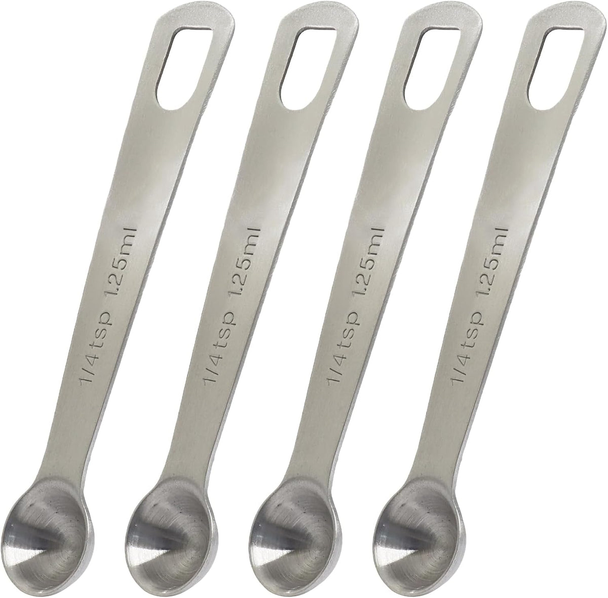 2Pcs Stainless Steel Measuring Spoons, 2/3 Tbsp | 2 Tsp | 10 mL