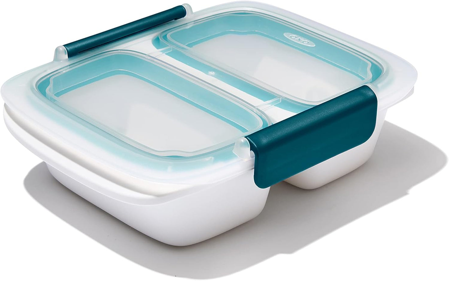 Good Grips Prep and Go Container With Colander - Ocean Blue