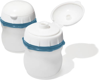 Good Grips Prep and Go Container With Colander - Ocean Blue