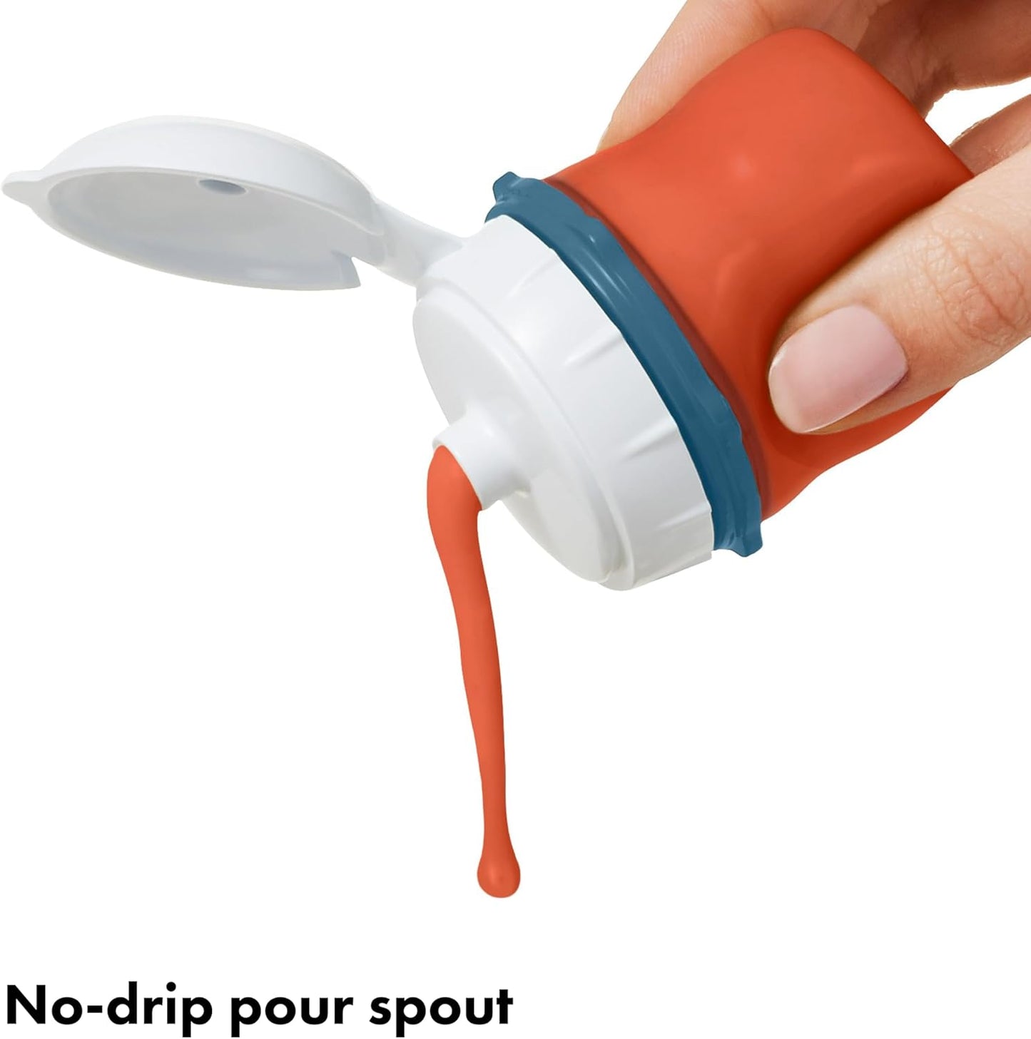 Good Grips Prep and Go Container With Colander - Ocean Blue