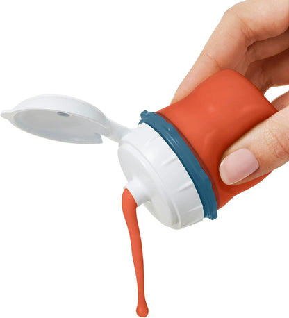 Good Grips Prep and Go Container With Colander - Ocean Blue