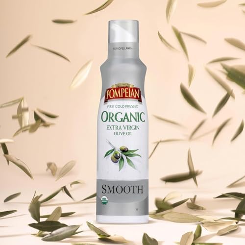 Robust Organic Extra Virgin Olive Oil Spray - (3 Pack) 5 fl oz | No Propellants - First Cold Pressed Olive Oil for Cooking - Robust Flavor for Salads, Pasta, and Drizzling