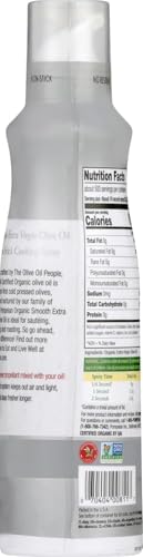 Robust Organic Extra Virgin Olive Oil Spray - (3 Pack) 5 fl oz | No Propellants - First Cold Pressed Olive Oil for Cooking - Robust Flavor for Salads, Pasta, and Drizzling