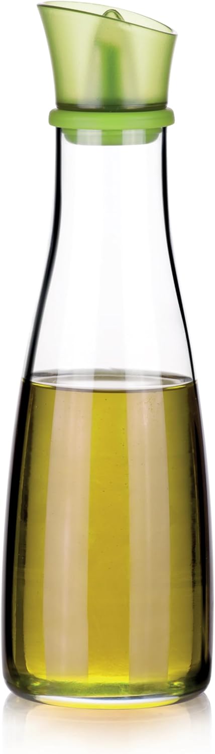 Oil Dispenser Bottle, with no-drip Spout, made of glass 500ml (17oz)