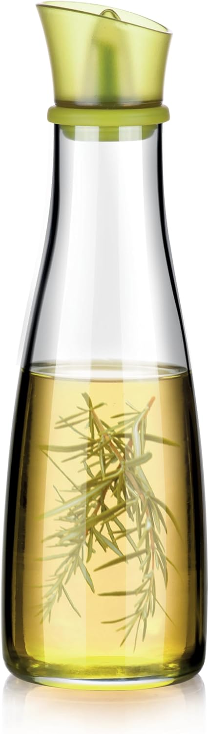 Oil Dispenser Bottle, with no-drip Spout, made of glass 500ml (17oz)