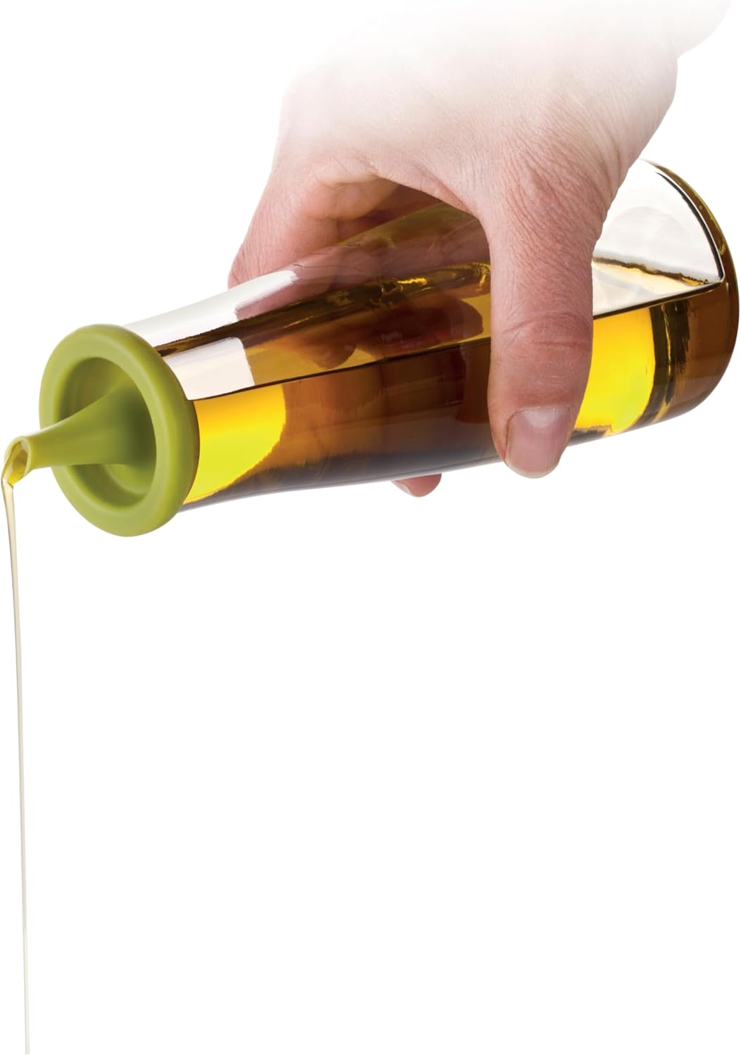 Oil Dispenser Bottle, with no-drip Spout, made of glass 500ml (17oz)