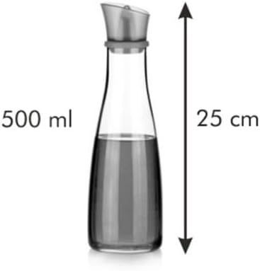 Oil Dispenser Bottle, with no-drip Spout, made of glass 500ml (17oz)