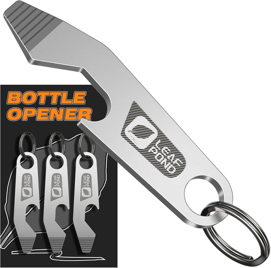 3-Pack Bottle Opener Keychain, EDC Pry Bar, Can Opener Key Chain