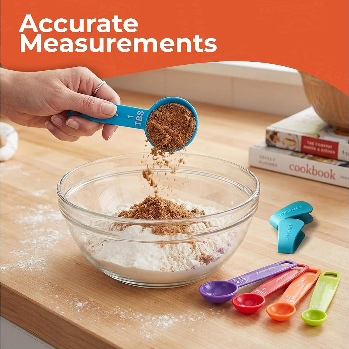 – Professional – Measuring Spoons – Set of 5 (2-Pack)
