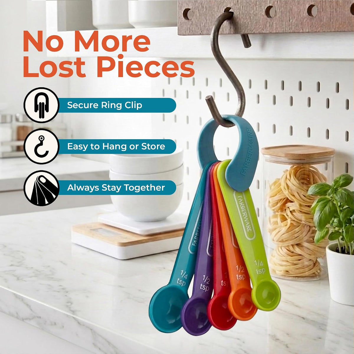 – Professional – Measuring Spoons – Set of 5 (2-Pack)