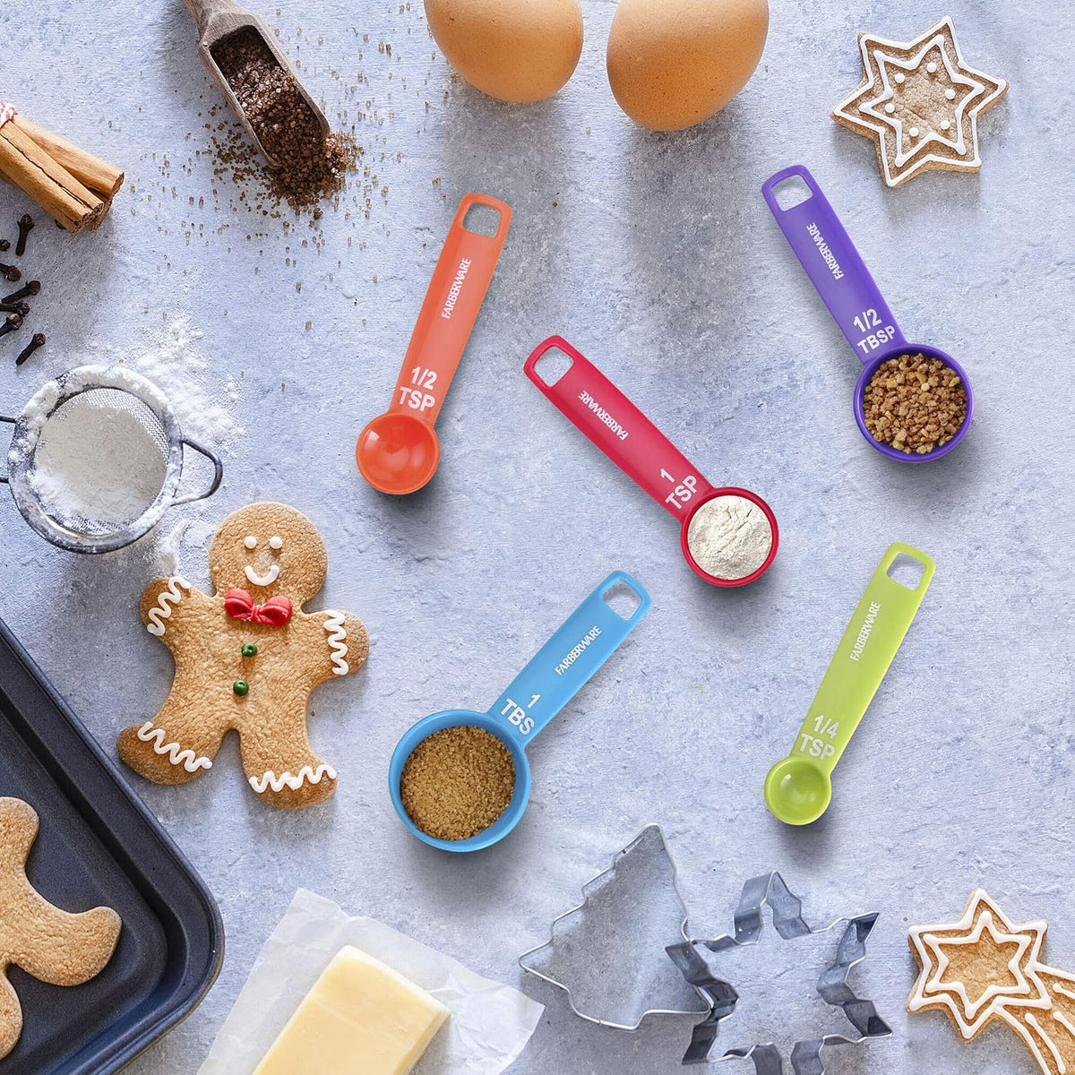 – Professional – Measuring Spoons – Set of 5 (2-Pack)