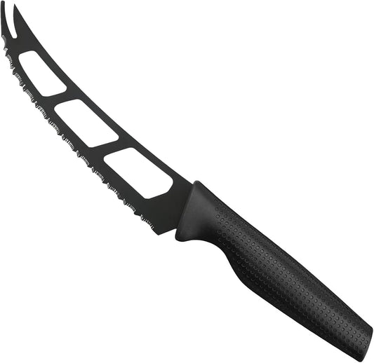 Cheese Knife, Tomato Knife, Cheese Slicer and Cutter for Block, Carving Cheese for Charcuterie Boards, Cheeseboard Handheld Slicer, 5.7" Soft & Semi Hard Cheese Knives ,Cutting for Fruits & Veggies