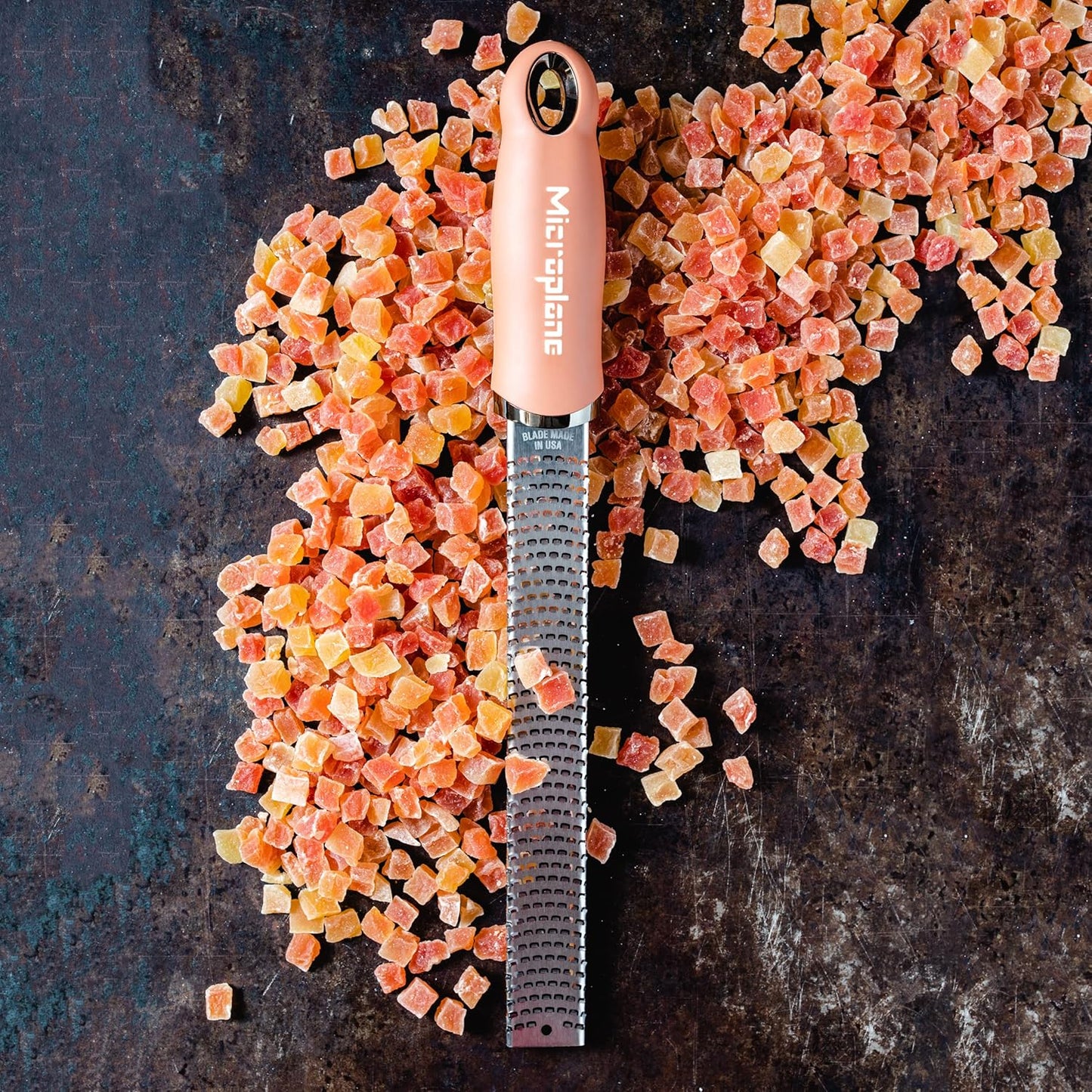 Premium Classic Series Zester 18/8, Black - Lemon Zester & Cheese Grater & Vegetable Grater - Citrus, Parmesan Cheese, Garlic, Ginger, Nutmeg, Chocolate - Stainless Steel Grater