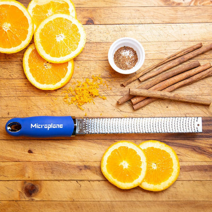 Premium Classic Series Zester 18/8, Black - Lemon Zester & Cheese Grater & Vegetable Grater - Citrus, Parmesan Cheese, Garlic, Ginger, Nutmeg, Chocolate - Stainless Steel Grater