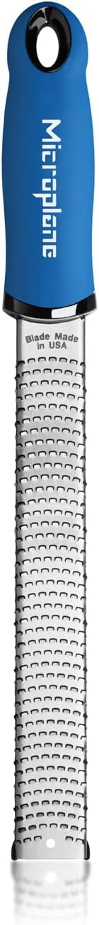 Premium Classic Series Zester 18/8, Black - Lemon Zester & Cheese Grater & Vegetable Grater - Citrus, Parmesan Cheese, Garlic, Ginger, Nutmeg, Chocolate - Stainless Steel Grater