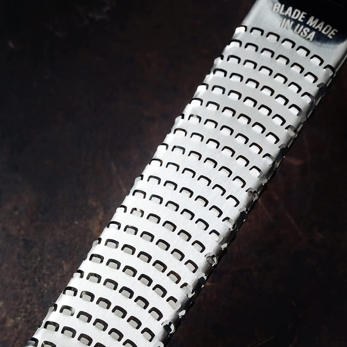 Premium Classic Series Zester 18/8, Black - Lemon Zester & Cheese Grater & Vegetable Grater - Citrus, Parmesan Cheese, Garlic, Ginger, Nutmeg, Chocolate - Stainless Steel Grater