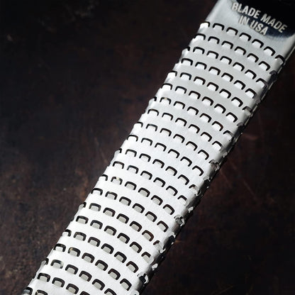 Premium Classic Series Zester 18/8, Black - Lemon Zester & Cheese Grater & Vegetable Grater - Citrus, Parmesan Cheese, Garlic, Ginger, Nutmeg, Chocolate - Stainless Steel Grater