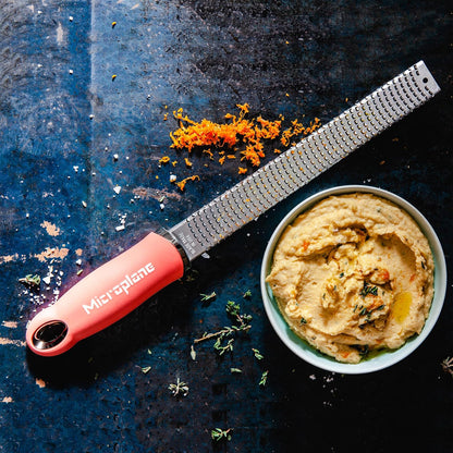 Premium Classic Series Zester 18/8, Black - Lemon Zester & Cheese Grater & Vegetable Grater - Citrus, Parmesan Cheese, Garlic, Ginger, Nutmeg, Chocolate - Stainless Steel Grater
